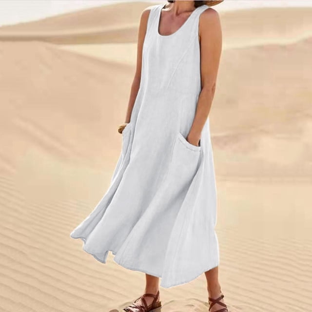 zanvin Robes pour Femmes Robes Chemise en Denim Robes en Denim Asymétriques pour Femmes Grande Taille Manches Courtes Robe Longueur Genou
