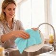 thumbnail image 5 of Microfiber Cleaning Cloths Roll 20 Pack Daily Kitchen Towel Set for Wet and Dry Use Absorbent Fast Drying Reusable Paper Towels Alternative for Home Cleaning, 5 of 5