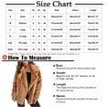 thumbnail image 3 of jsaierl Women's Autumn/Winter Solid Color Cardigan Plush Lapel Coat Tops, 3 of 7