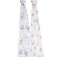 thumbnail image 4 of Aden + Anais Essentials 2-Pack Swaddles - Cotton Muslin - Winnie and Friends, 4 of 6