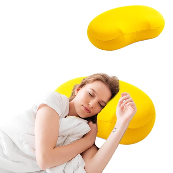Foam Sleeping Pillow with Slow Bounce Memory Foam | Contoured Neck Support Pillow for Sleeping | Ergonomic Cushion for Head and Neck Protection | Versatile Support Pillow for Home, Bed, and Sofa Use