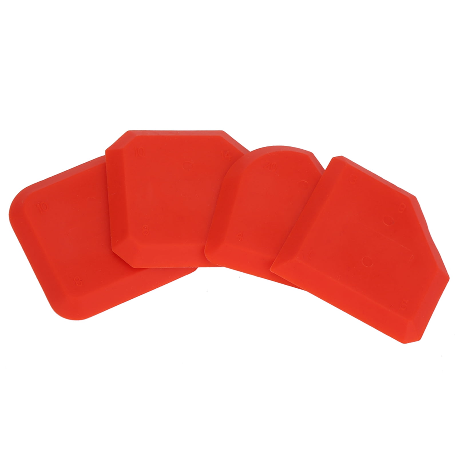 4pcs Silicone Caulking Tools Set Kit Sealant Finishing Caulking Tools Grout Scraper for Beautification of Glass Glue