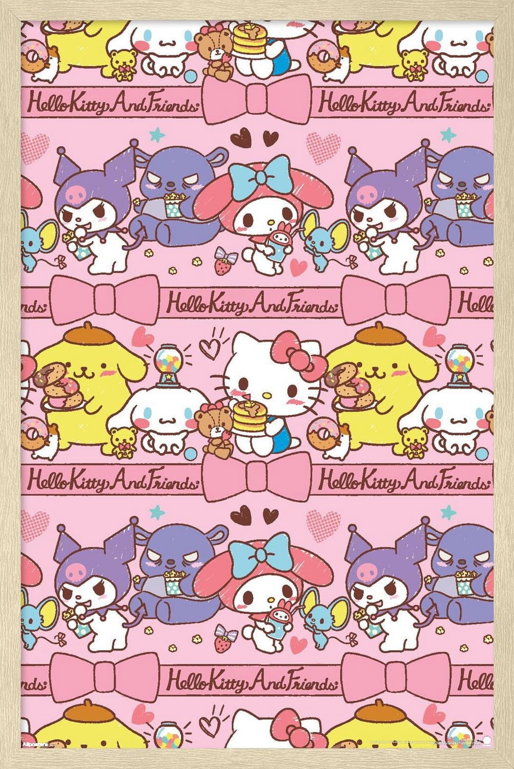 Hello Kitty et ses amis : 25 heures de goûter - Collage