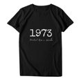 thumbnail image 4 of Pompotops T-Shirt Décontracté à Manches Courtes pour Femmes avec Imprimé Lettre, 4 of 7