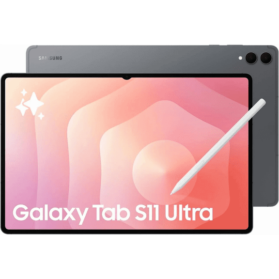 Remis à Neuf Samsung Galaxy Tab S11 Ultra 14,6 Pouces Gris 12 Go RAM 512 Go Stockage Tablette Wi‐Fi avec S Pen SM-X930NZAEXAR