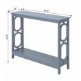 thumbnail image 3 of Convenience Concepts Omega Table Console, Fini Bois Gris, 3 of 5