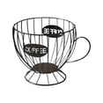 thumbnail image 4 of Cagogo 2Pcs Coffee Pod Organizer, Coffee Themed Storage Shelf for Coffee Pods Tea Bags, Extra Wide Tabletop Display Shelf for Snacks Candy, Home Coffee Station Organizer for Kitchen Office Coffee, 4 of 9