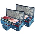 thumbnail image 1 of Hearth & Harbor Pack of 2 Wrapping Paper Storage Organizer Container - Christmas Wrapping Paper Rolls Storage, Under-Bed Storage Box for Holiday Storage & Accessories - Gift Wrap Storage Organizer Box, 1 of 7