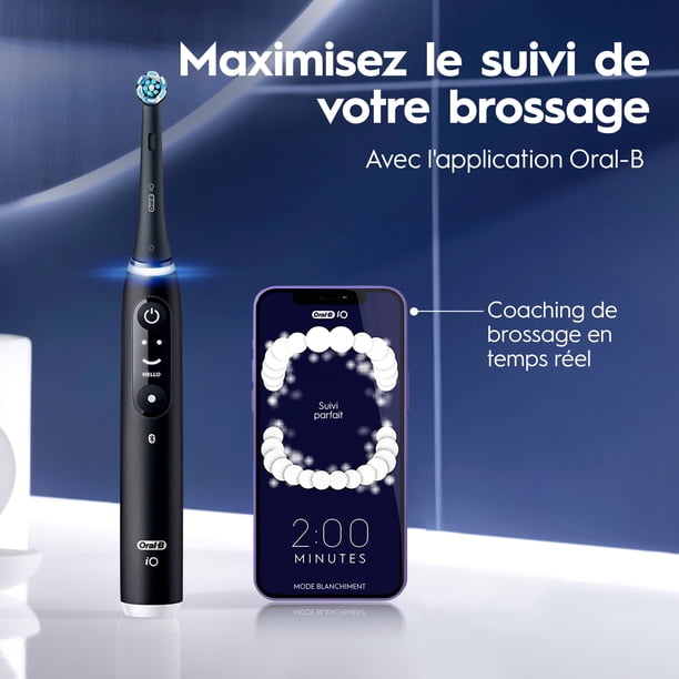 Oral-B iO Series 9 Electric Toothbrush with 4 Brush Heads, Black