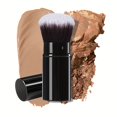 thumbnail image 2 of LNGOOR Pro Makeup Retractable Airbrush Kabuki Brush - Smooth Foundation Application for Liquid  Cream  and Powder Makeup - Durable Aluminum Handle  Portable  and Easy to Clean, 2 of 7