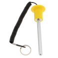 thumbnail image 2 of jinwen Weight Stack Pin Accessories Multipurpose Stainless Steel Weight Machine Pin Yellow 10x100mm, 2 of 9