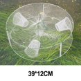 thumbnail image 2 of Crab Trap Bait Lobster Crawfish Shrimp Portable Folded Cast Net Fishing Trap Net 39Cm, 2 of 10