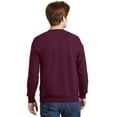 thumbnail image 4 of Hanes P160 Comfort Blend Ecosmart Crew Sweatshirt Size - Extra Large - Maroon, 4 of 6