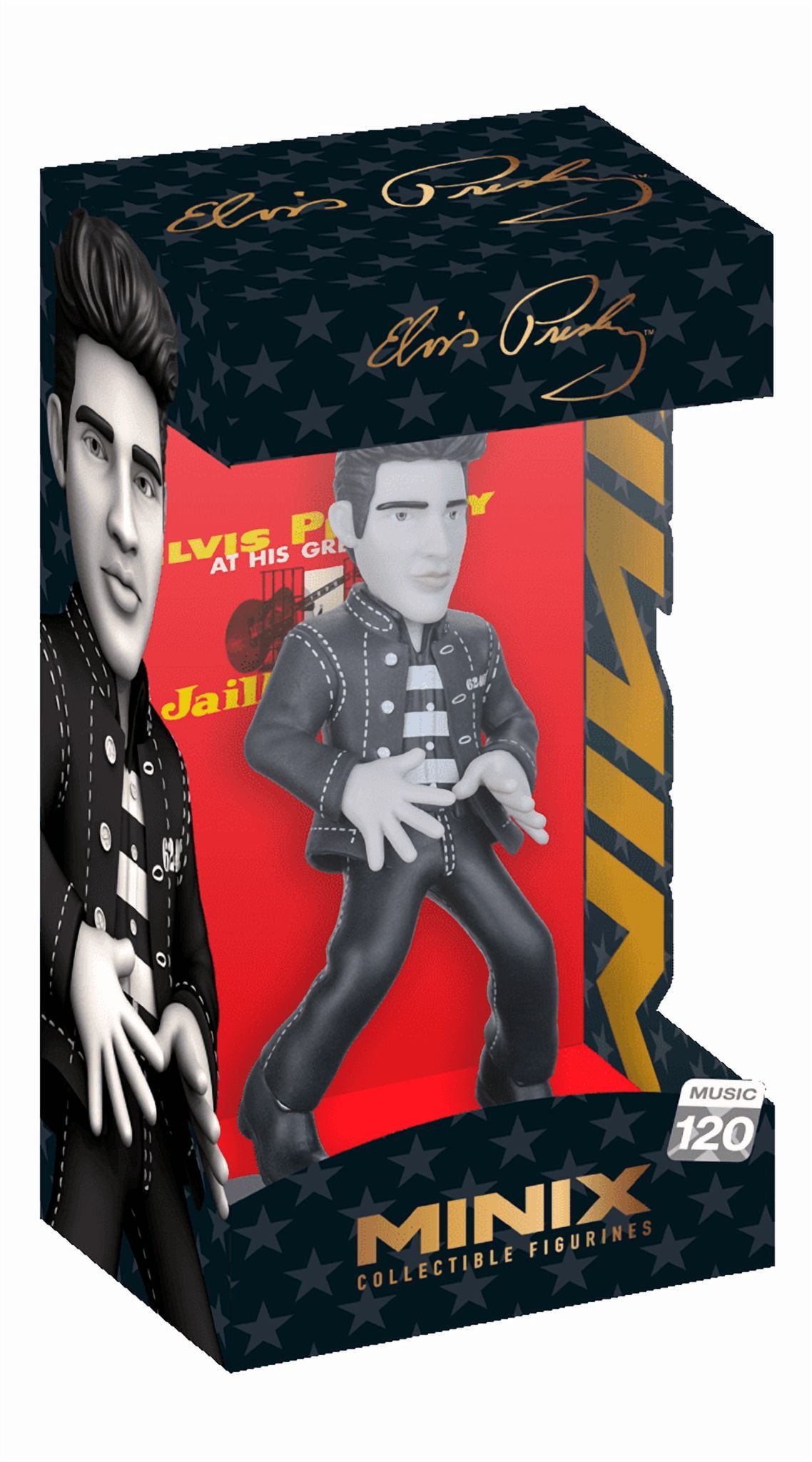 12 cm (4 pouces) Minix Collectible Figurine Elvis - Elvis Jail