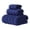 Dark Blue, variant on Bath Towels 3-Piece Set Super Absorbent Microfiber Soft Quick Dry Towel for Shower Bathroom