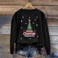 thumbnail image 1 of EGNMCR Chandails en Molleton à Capuche pour Femmes, Chandails en Molleton pour Femmes, Chandail à Capuchon Décontracté à Manches Longues de Noël Mode Décontractée à Manches Longues Col Rond Imprimé Chandails en Molleton Blouse pour Femmes, 1 of 4