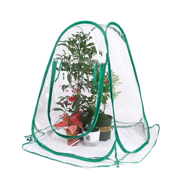 Labymos Serre Mini Couverture de Plante Serre Escamotable Serres en PVC Protection de Cour Arrière pour Culture de Fleurs Jardinage