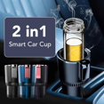 thumbnail image 2 of Dual Temp Car Cup Warmer Cooler Auto Heating Cooling 12V Mug Smart Holder, 2 of 8