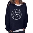 thumbnail image 2 of 2023 Sweat à Capuche Surdimensionné pour Femmes Mode Imprimé Manches Longues Confortable Respirant Col Rond Costumes Halloween/noël 50 % de Réduction Liquidation, 2 of 5