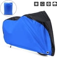 thumbnail image 1 of Housse de Vélo TG pour Rangement Extérieur, Housse de Bicyclette Imperméable Robuste avec Trous de Verrouillage, Protection Toutes Saisons contre la Pluie, le Soleil, la Neige, le Vent et la Poussière, Bleu, 1 of 3