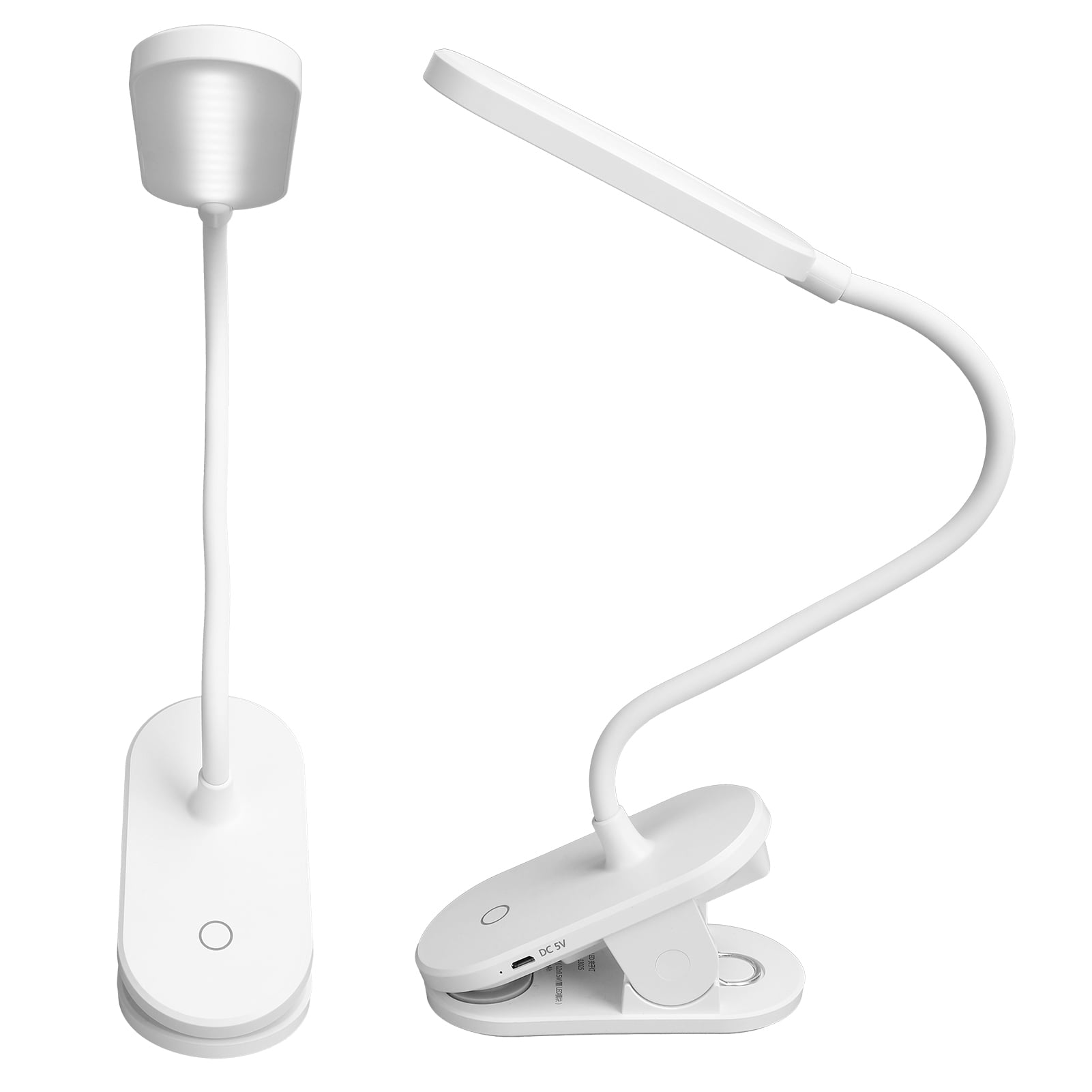 Fosa Clip‑On Desk Lamp 360° Gooseneck Reading Lamp Portable Touch Work Lamp USB UK