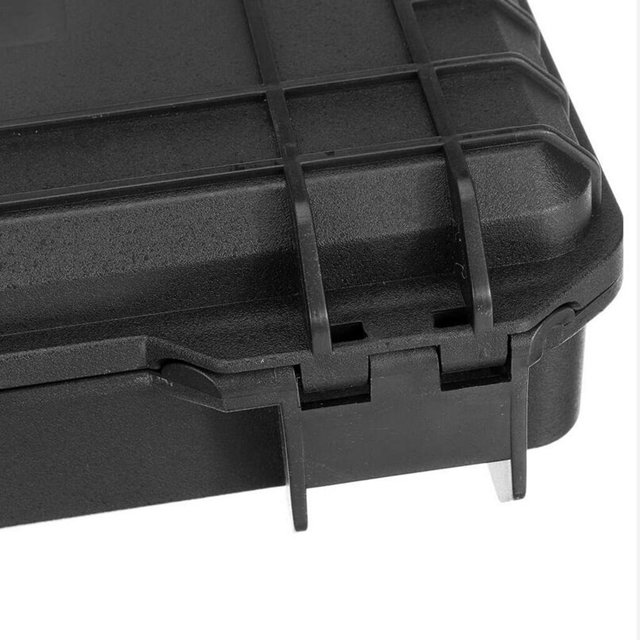 ziyahi Protective Tool Box Shockproof Storage Anti Impact Suitcase with Sealed Tool Sponge B