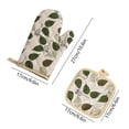 thumbnail image 2 of Heat Gloves for Cooking, Kitchen Microwave Thermal Insulation Gloves Thickened Plaid and Heat Protective Gloves Baking Cotton and Linen Oven Gloves Kitchen Gloves for Cooking, 2 of 6