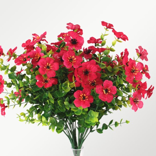 Imitation Blossom Decorative Flower Realistic Design Fake Flowers for Home Wedding Anniversary Party Decor