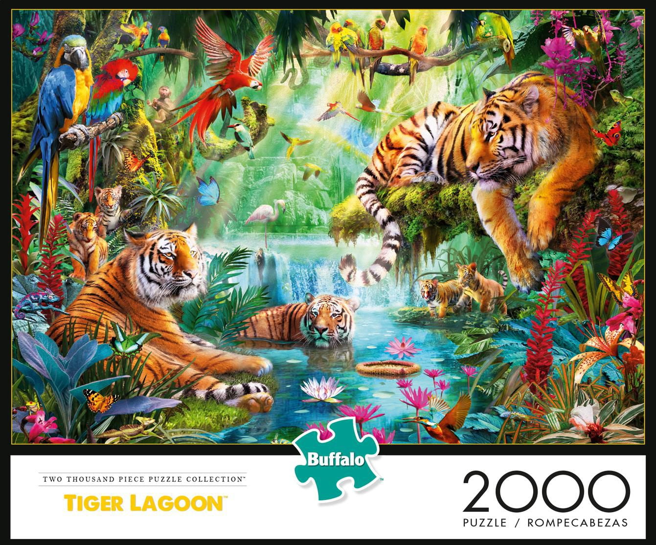 Casse-tête 2000 Piece - Tiger Lagoon - Jigsaw de Buffalo Games