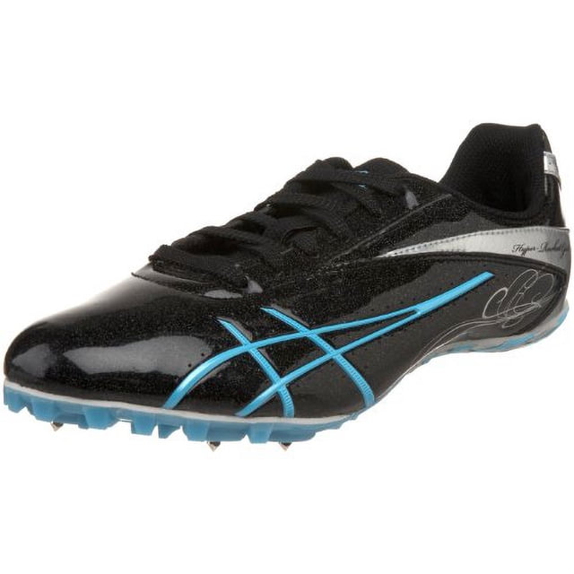 ASICS Chaussure d'Athlétisme Hyper-Rocketgirl SP 4 pour Femmes Onyx/Turquoise - G153Y