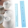 thumbnail image 2 of Binwennn Ceramic Shrinkage Scale Ruler 2pcs Pottery Ruler With Standard Ruler Measuring Tool For Models Pottery Measuring Tool Clay Sculpture Clay Sculptures Supplies for Woodworking Stud Electronic, 2 of 6