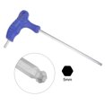 thumbnail image 3 of Unique Bargains 5mm Ball End Hex Key T-Handle Wrench Spanner, Metric CR-V Steel, 3 of 5