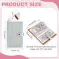 thumbnail image 2 of Uxcell 100 Envelope Challenge Binder, A6 PU Leather Savings Challenges Book with Envelopes Money Saving Binder with Horizontal Insert for Office Budgeting Saving Expense, Blue(Glitter), 2 of 7