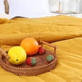 thumbnail image 4 of Washed Cotton All-Season Lightweight Blanket, Breathable Summer Cool Quilt & AC Bed Cover, Reversible Soft Bedding for Home, 6 Solid Color Options, 4 of 9