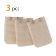 thumbnail image 2 of INSPIRE CHIC Femmes 3 Pcs 3 Rangées 2 Crochets Bretelles de Soutien-Gorge Réglables Extension Boucle Crochets Beige Confortable, 2 of 5