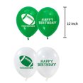 thumbnail image 2 of 11 Pcs Ballon de Fête Rugby Football Ballon en Latex Ballon d'Anniversaire avec Ruban, 2 of 7