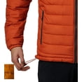 thumbnail image 4 of Columbia Men's Powder Lite Insulated Jacket, Burnished Amber, Shark, XL, 4 of 5