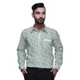 thumbnail image 1 of BESTMAN Slim FitShirtsFor Men Button DownLong Sleeve PrintedShirtsFor Boys, 1 of 5