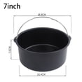 thumbnail image 2 of Non Stick Frying Pans 7 Inch Non Stick Airfryer Cake Barrel Baking Pan Tray Frying Basket Non Stick Baking Pan 5 Inch Cake Pan, 2 of 9