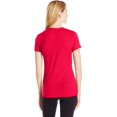 thumbnail image 3 of Hanes Womens X-Temp V-Neck T-Shirt, 2XL, Deep Red, 3 of 4