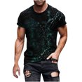 thumbnail image 1 of Birdeem Nouveau T-Shirt de Mode pour Hommes Impression 3D Ciel Non Localisé Manches Courtes Col Rond T-Shirt Décontracté Haut de Sport Blouses, 1 of 1