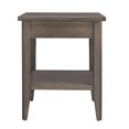 thumbnail image 4 of Leick Furniture Laurent 24"H End Table with Drawer and Display Shelf in Gray, 4 of 8