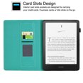 thumbnail image 2 of GSFY Case for All-new 7" Kindle Paperwhite 12th Gen & Kindle Colorsoft Signature Edition 2024 Release, Smart Premium PU Leather Wallet Stand Protective Cover Auto Sleep Wake, Peacock Green, 2 of 7