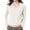 White, variant on Comdrip Pullover Women, Women's Collar Pullover Sweater with Collar Long Sleeved Knitted Base Elegant Polo Shirts V Neck Knitted Fall Tops Sweater Womens White XL