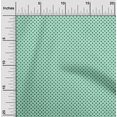 thumbnail image 2 of oneOone Georgette Viscose Light Mint Green Fabric Dot Cousing Craft Projects Fabric Prints By Yard 42 Inch Wide, 2 of 5