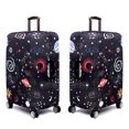 thumbnail image 3 of HEVIRGO Flower Print Elastic Dust Proof Travel Suitcase Luggage Protective Cover Case, 3 of 10