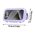 thumbnail image 3 of Showersafe Zencey Shower Phone Holder, 360° Rotation Retractable Adjustable, Fog-Proof Wall Mount Cell Phone Stand, 3 of 5