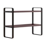Home Office Desks Double-Layer Desktop Storage Rack Student Desk Organizer Office Computer Desk Layered Cabinet Desk Organizers and Storage