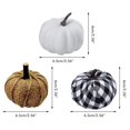 thumbnail image 2 of Artificial Pumpkins Harvest Fake Pumpkin Models for Fall Thanksgiving Halloween Decoration, 2 of 9