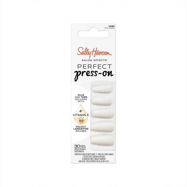 Salon Effects Perfect Press-On Nails, Non-Damaging Manicure, Easy to Apply